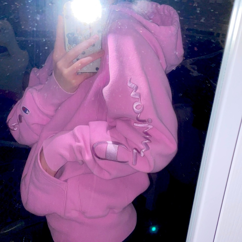 Pink Champion Hoodie